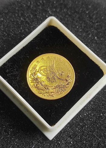 Vintage Altın Renkli Erkek Rozeti .22 ayar orjinal altını - Görsel 15