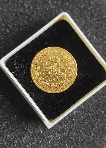 Vintage Altın Renkli Erkek Rozeti .22 ayar orjinal altını - Görsel 12