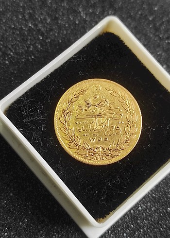 Vintage Altın Renkli Erkek Rozeti .22 ayar orjinal altını - Görsel 13