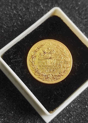 Vintage Altın Renkli Erkek Rozeti .22 ayar orjinal altını - Görsel 17