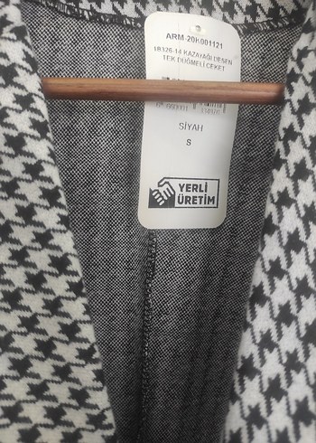 Düğmeli Gri Midi Kadın Blazer Ceket Bayan yeni - Görsel 6