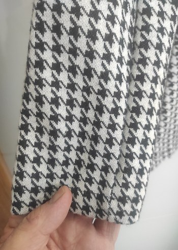 Düğmeli Gri Midi Kadın Blazer Ceket Bayan yeni - Görsel 8