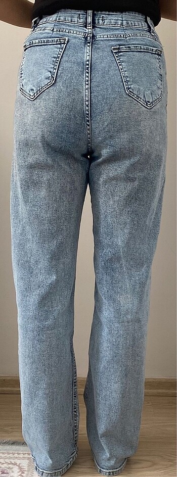 l Beden mavi Renk Zara Jean Pantolon