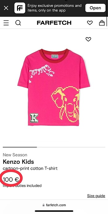 Standart Beden Beden NEW SEASON KENZO KIDS