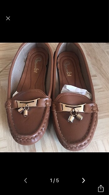 36 Beden kahverengi Renk Bambi taba babet