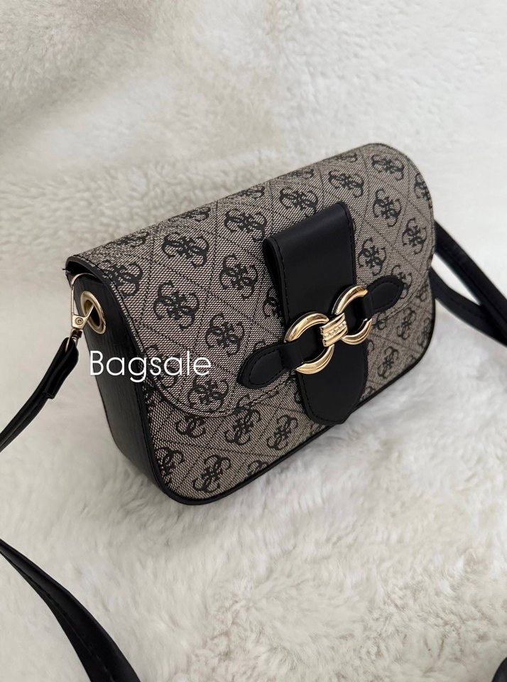 Gri Yılan Desenli Modern Klasik Kadın Çanta - Görsel 3