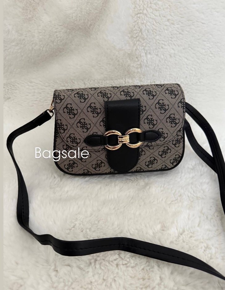 Gri Yılan Desenli Modern Klasik Kadın Çanta - Görsel 2