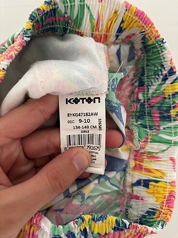 10 Yaş Beden Şort KOTON