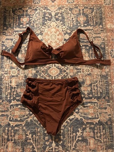 yüksek belli bikini takımı