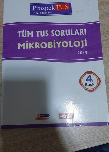 2019 Mikrobiyoloji Tüm TUS Soruları Kitabı