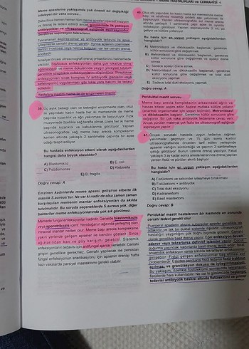 Genel Cerrahi Soruları 2023 Açıklamalı Kitap