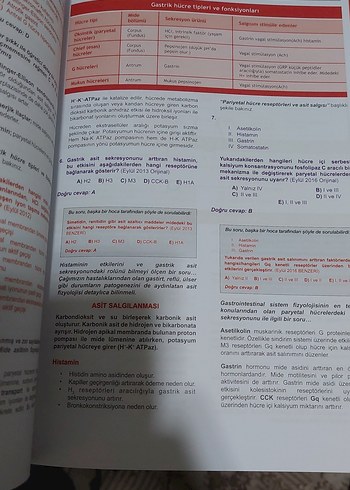 Tüm TUS Soruları Fizyoloji Kitabı