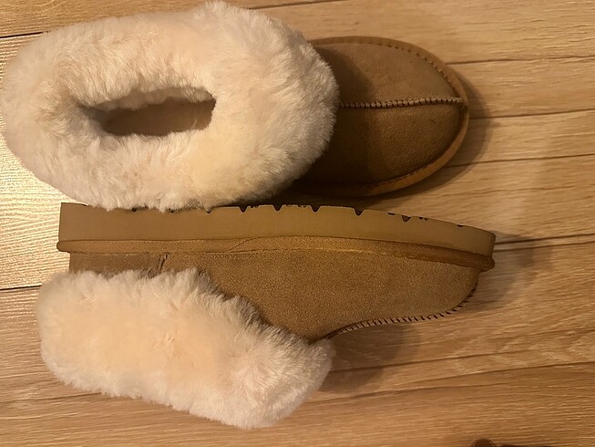 38 Beden camel Renk UGG TÜYLÜ BOT
