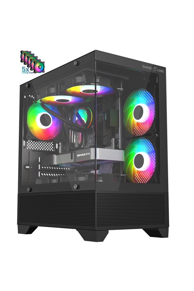 FRGB gameline masaüstü akvaryum pc kasası - Görsel 2