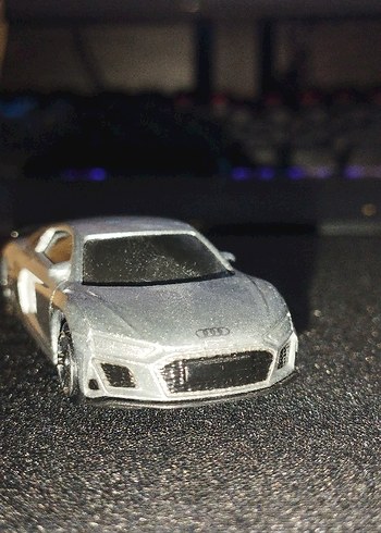 Gri renkli Audi 1:64 diecast lisanslı - Görsel 2