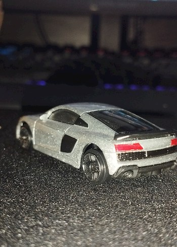 Gri renkli Audi 1:64 diecast lisanslı - Görsel 4