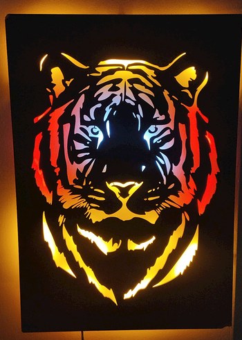 Işıklı kaplan tablosu - Görsel 3