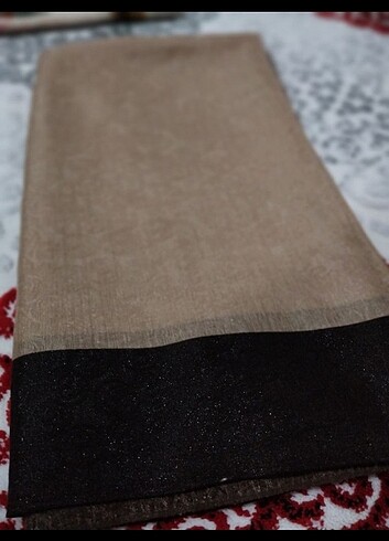 Beden kahverengi Renk Camel Acı kahve Monogram Şal