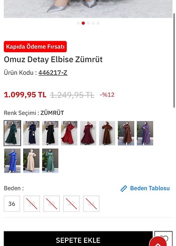 Diğer Zümrüt yeşili saten tesettür elbise