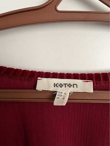 Koton Bluz parlak kadifemsi