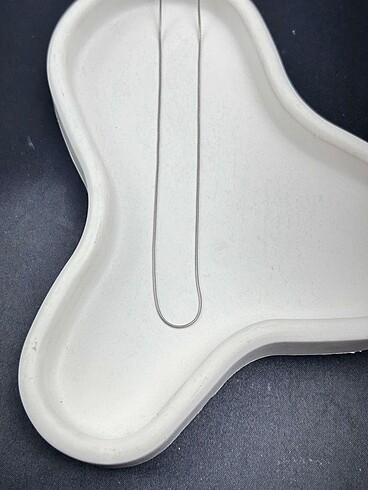 Çelik İnce Silver Kolye 45 cm
