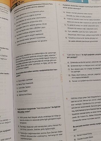 limit yayınları ayt edebiyat