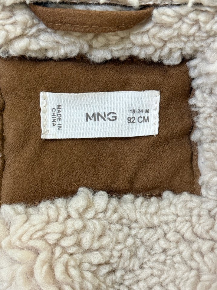 Kürklü Erkek Çocuk Süet Kaban - Görsel 3