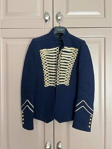 Zara lazcivert blazer ceket,S beden