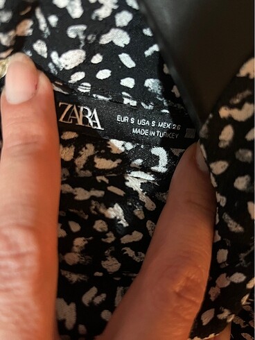 s Beden siyah Renk Zara elbise