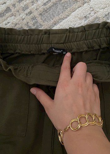 Bağlamalı Kemerli Hamile Mini Şort - Görsel 2