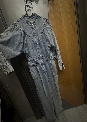 Mango Kadın Denim Tulum - Görsel 2