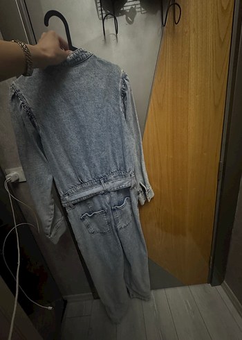 Mango Kadın Denim Tulum - Görsel 4