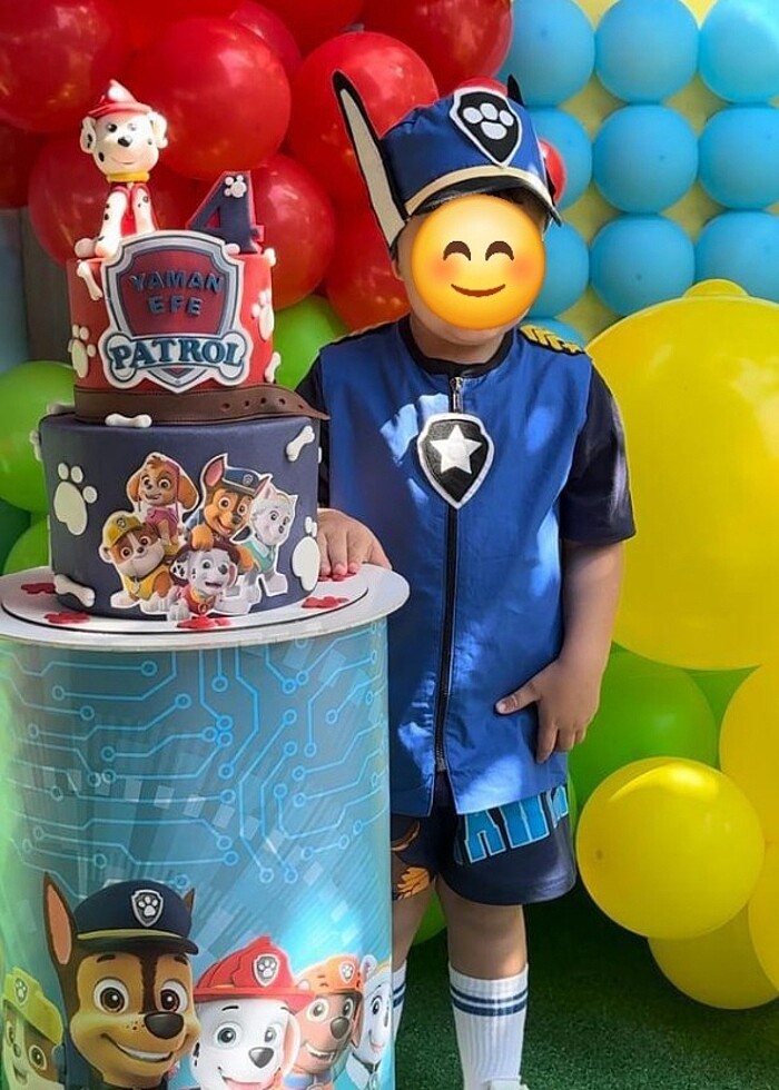 Paw patrol yelek ve şapka kostümü #kostüm - Görsel 3