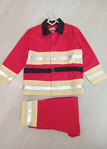 İtfaiyeci gömlek ve pantolon kostümü #İtfaiyeci - Görsel 5