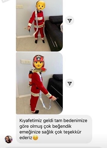İtfaiyeci gömlek ve pantolon kostümü - Görsel 5