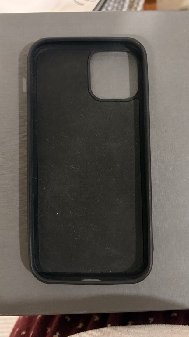 Parlak Siyah Goth Telefon Kılıfı iphone 12/12pro - Görsel 2