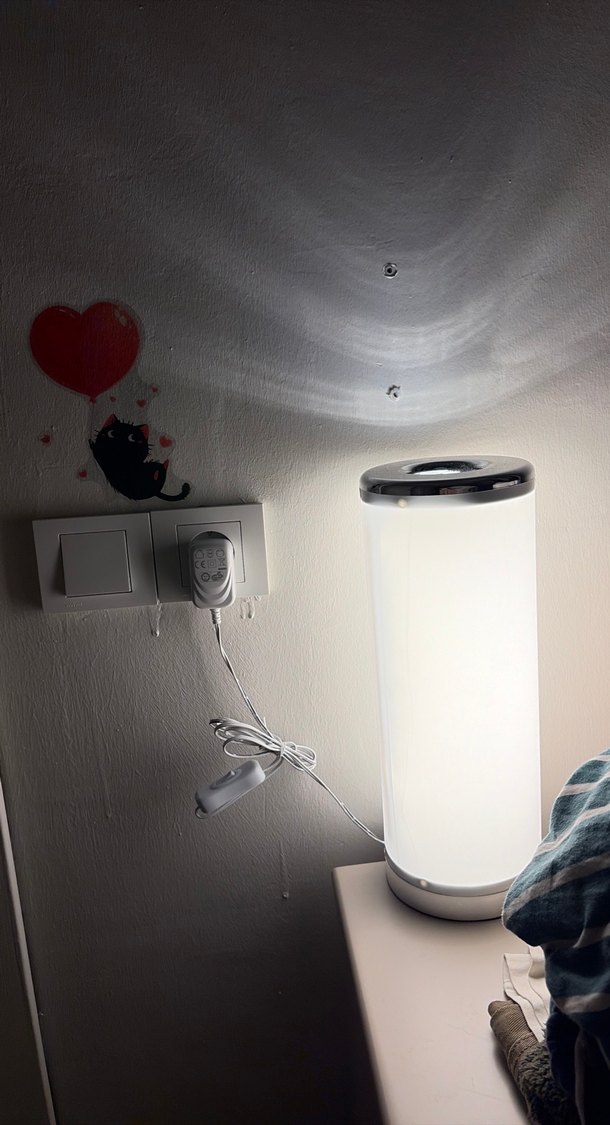 Beyaz LED Masa Lambası "Sternenhimmel" - Görsel 3