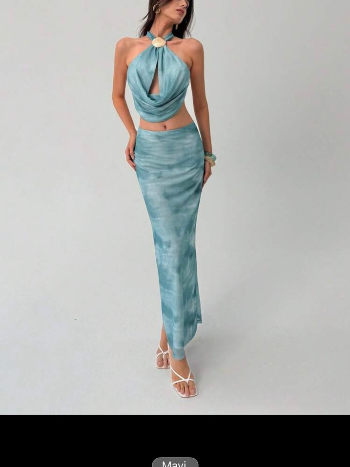 İkili takım etek ve üst - Görsel 2