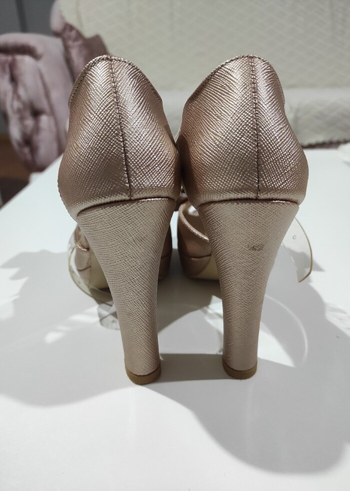 KIZ ÇOÇUK ABİYE AYAKKABI 35 NUMARA TEMİZ ÜRÜN SADECE BİR KERE Gİ - Görsel 2