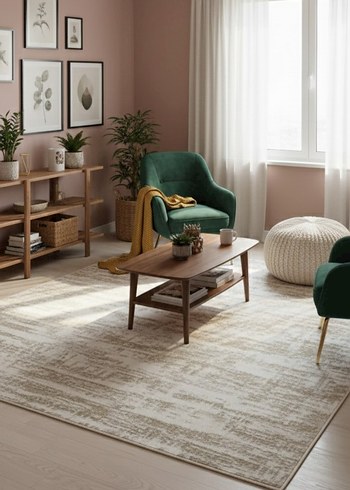 ipek vizon saten bambu halı - Görsel 4