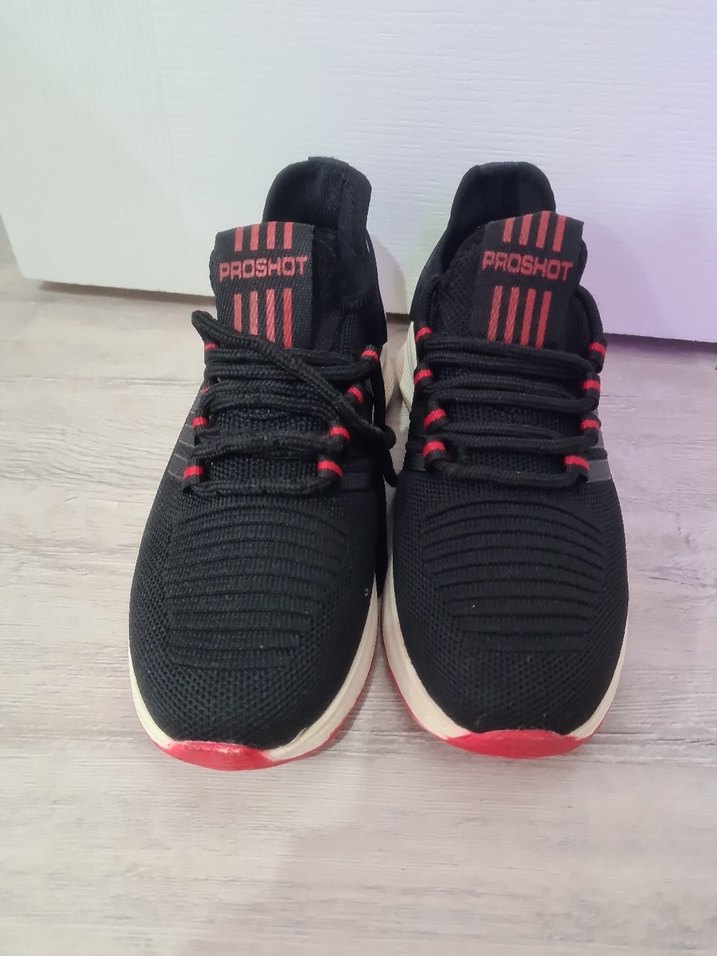 Siyah Elastik Erkek Spor Ayakkabısı - Görsel 2