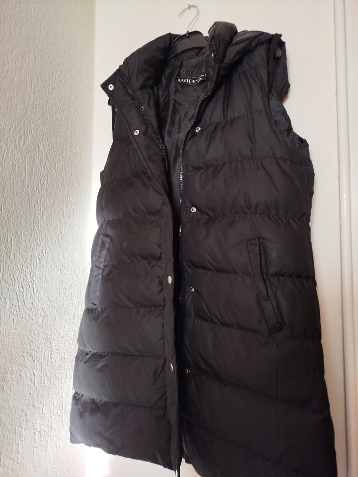 Siyah Kadın Şişme Yelek - Görsel 5