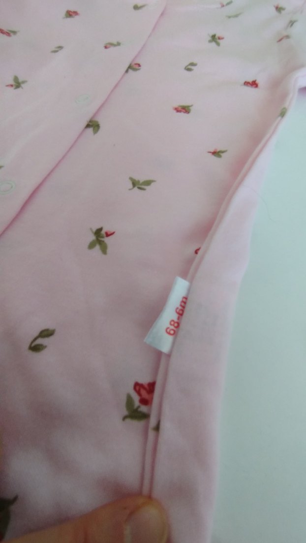 Pembe Çiçekli Detaylı Bebek Tulum - Görsel 3