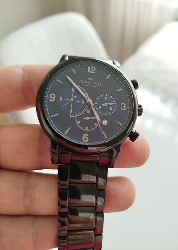 NACAR Gri metal Erkek Kol Saati - Görsel 6