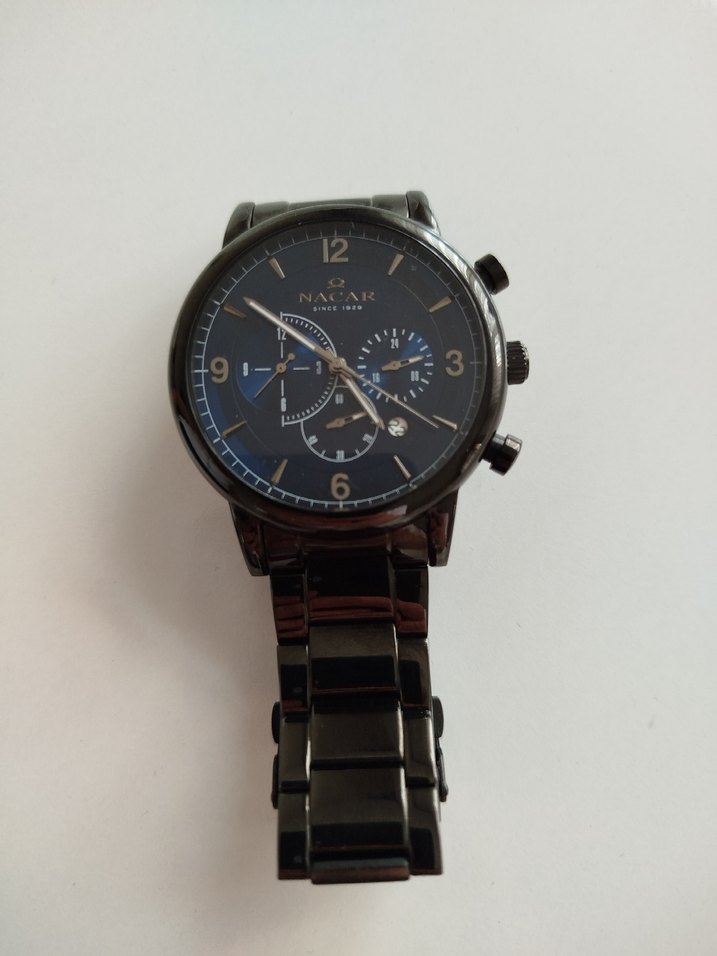 NACAR Gri metal Erkek Kol Saati - Görsel 2