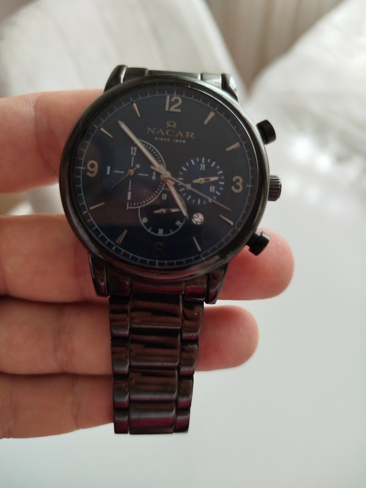 NACAR Gri metal Erkek Kol Saati - Görsel 5