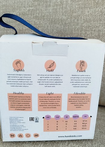 Bebek Renkli Baskılı İlk Adım Ayakkabısı - Görsel 7