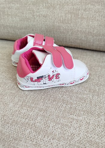 Bebek Renkli Baskılı İlk Adım Ayakkabısı - Görsel 6