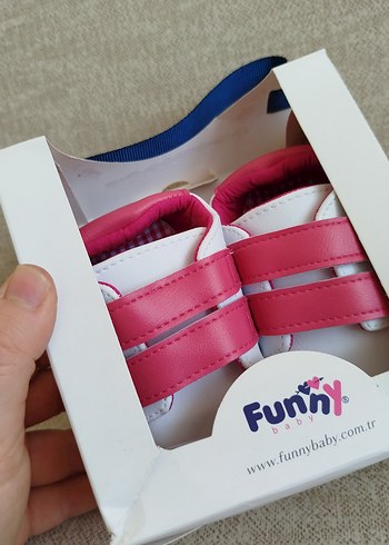 Bebek Renkli Baskılı İlk Adım Ayakkabısı - Görsel 8