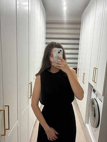 l Beden siyah Renk Elbise